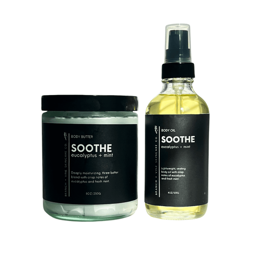 Soothe Body Butter + Body Oil - Branch + Vine Skincare Co. - Bath & Body Set